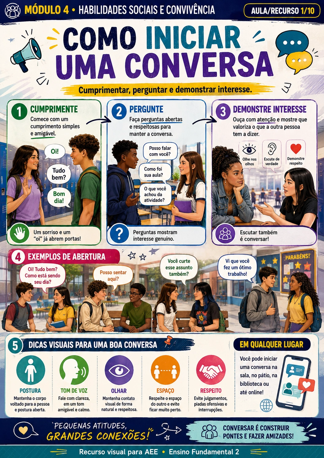 Como Iniciar Uma Conversa - Ensino Fundamental 2